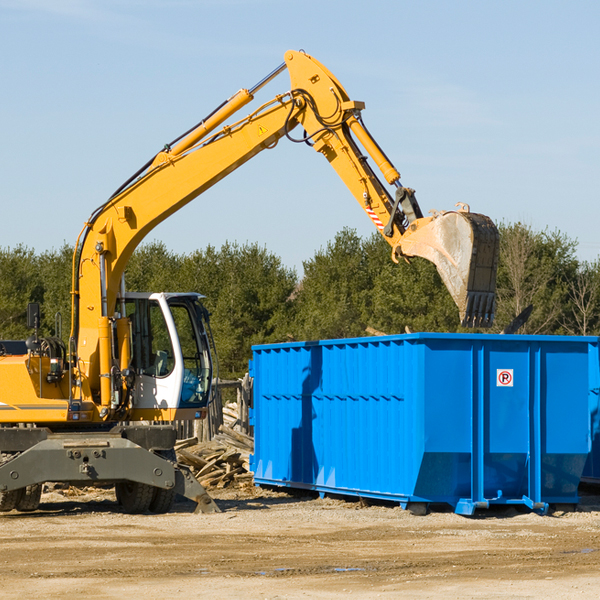 how many times can i have a residential dumpster rental emptied in Ocotillo